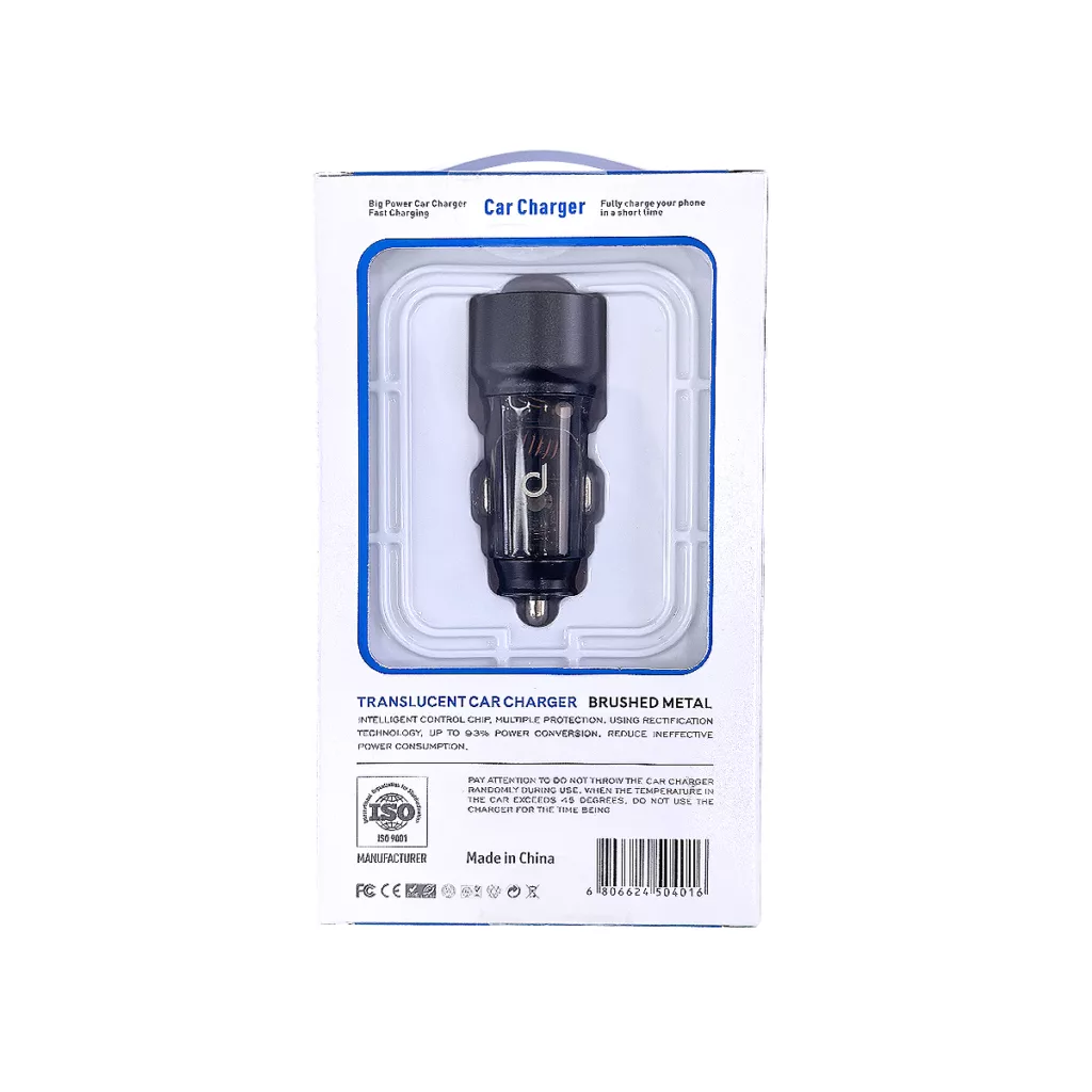 شارژر فندکی خودرو 20 وات 2 پورت دکودو مدل DCG-001