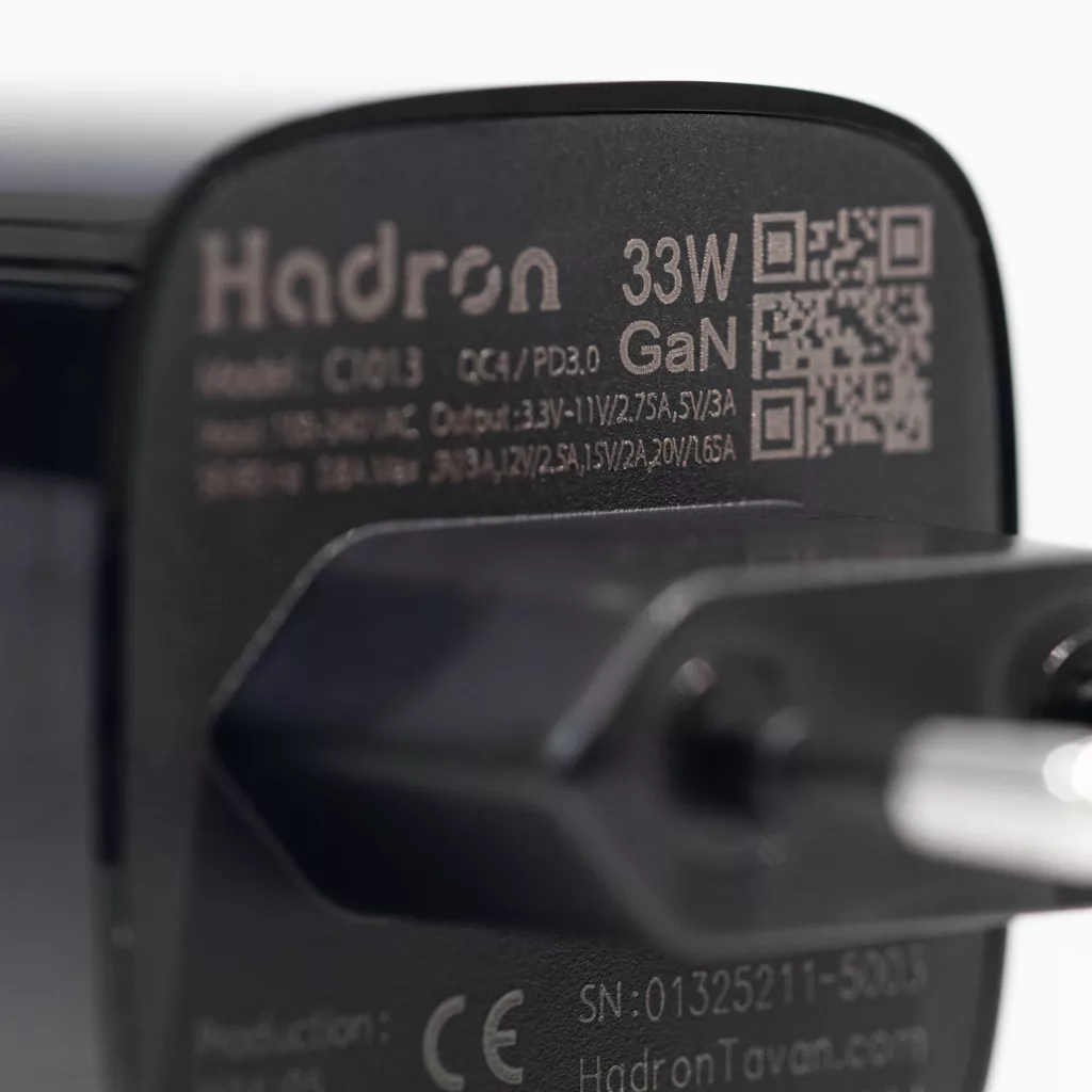 شارژر دیواری 33 وات هادرون مدل C1013