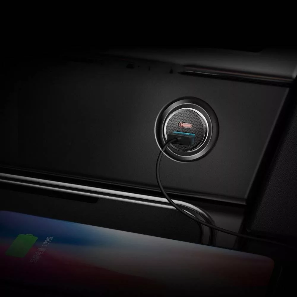 شارژر فندکی 30 وات بیسوس مدل BS-C16C1