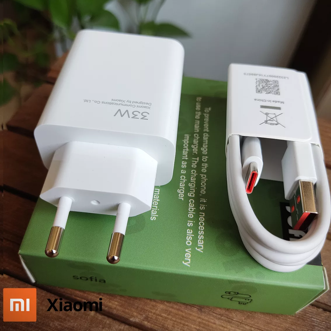 شارژر دیواری شیائومی مدل Poco X3 pro به همراه کابل تبدیل USB-C