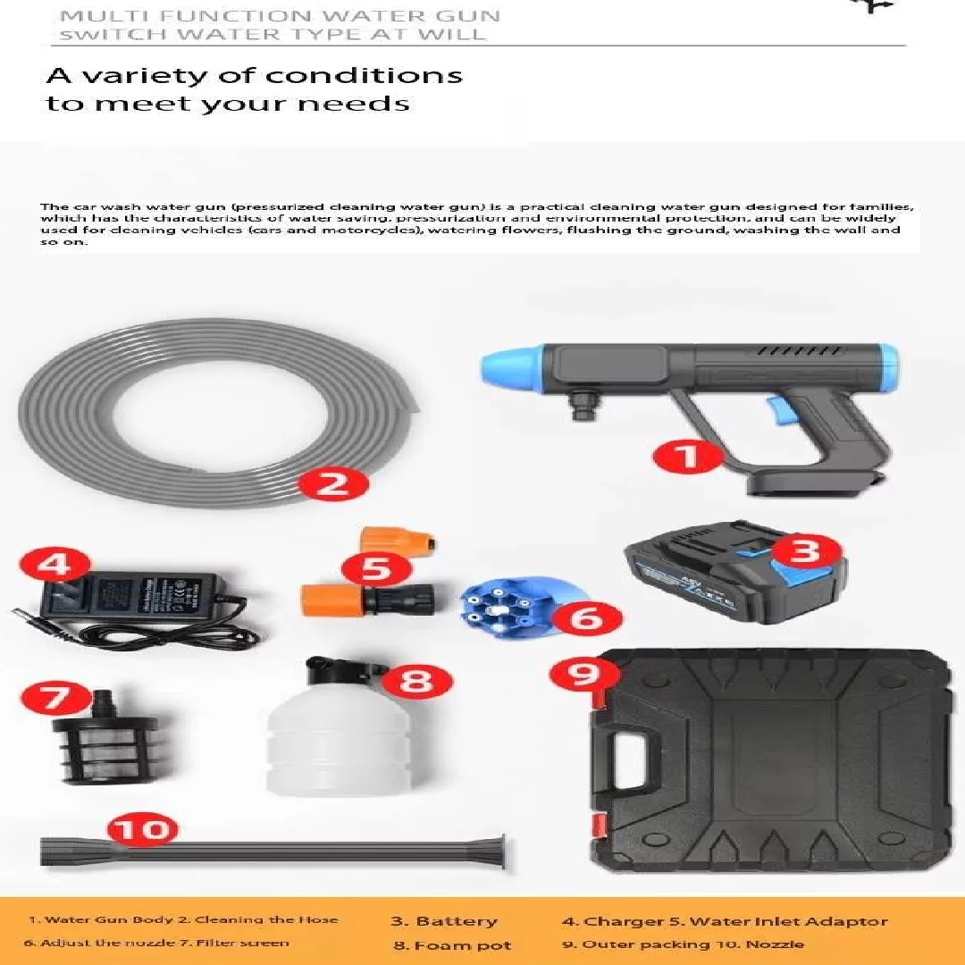 کارواش شارژی مدل MDHL8109