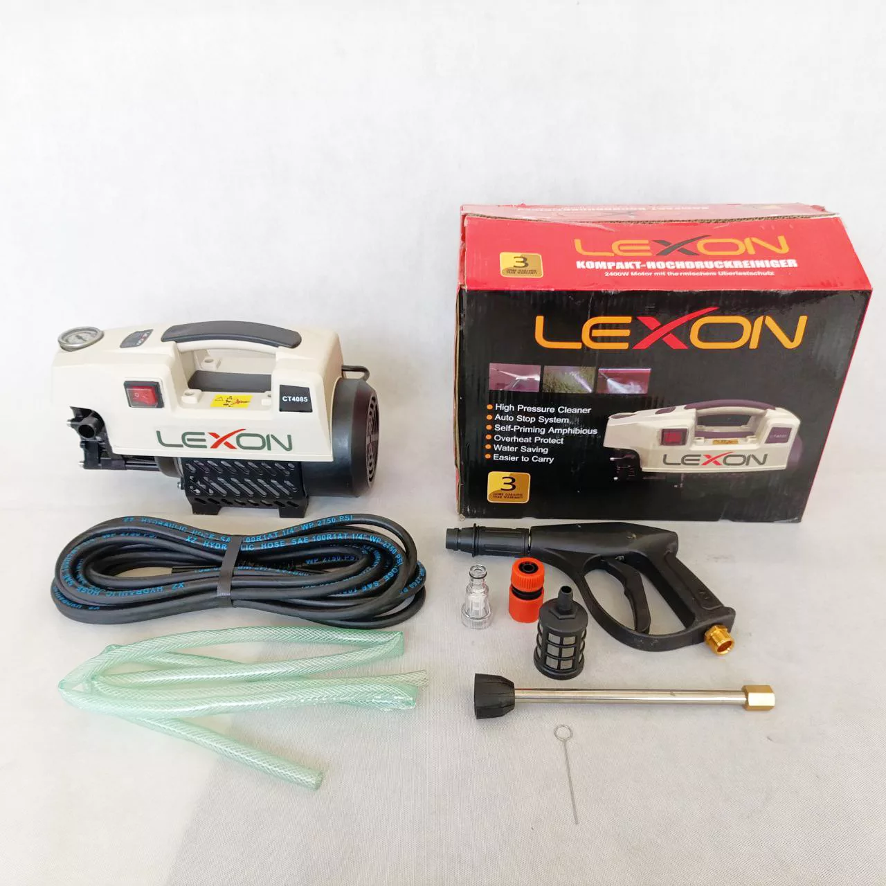 کارواش دینامی 245 بار 2400 وات لکسون مدل 245b