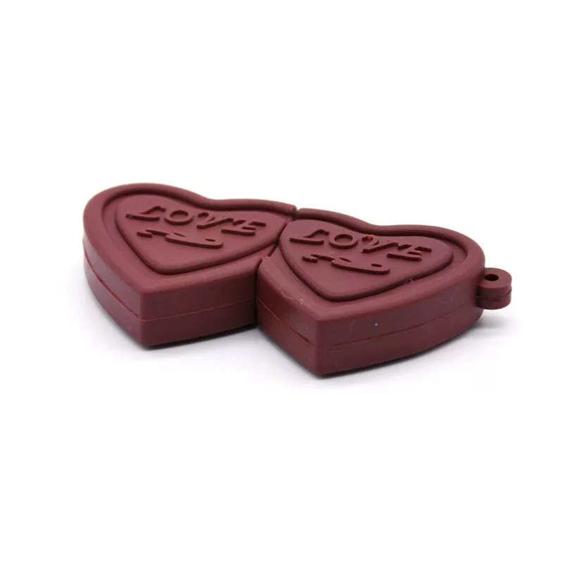 فلش مموری پرلیت یو اس بی طرح شکلات قلبی مدل W-37 ظرفیت 128 گیگابایت