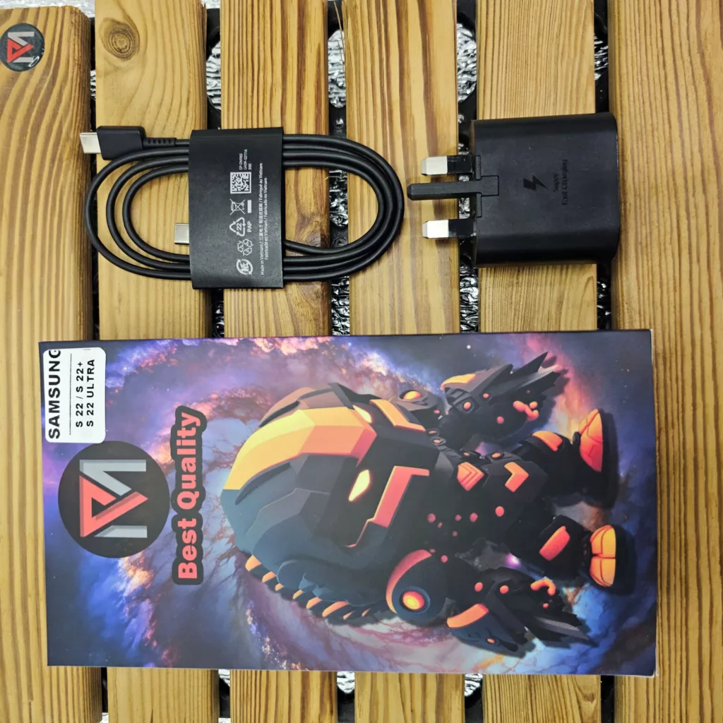 شارژر دیواری 25 وات ام پی مدل S22 ultra به همراه کابل USB-C