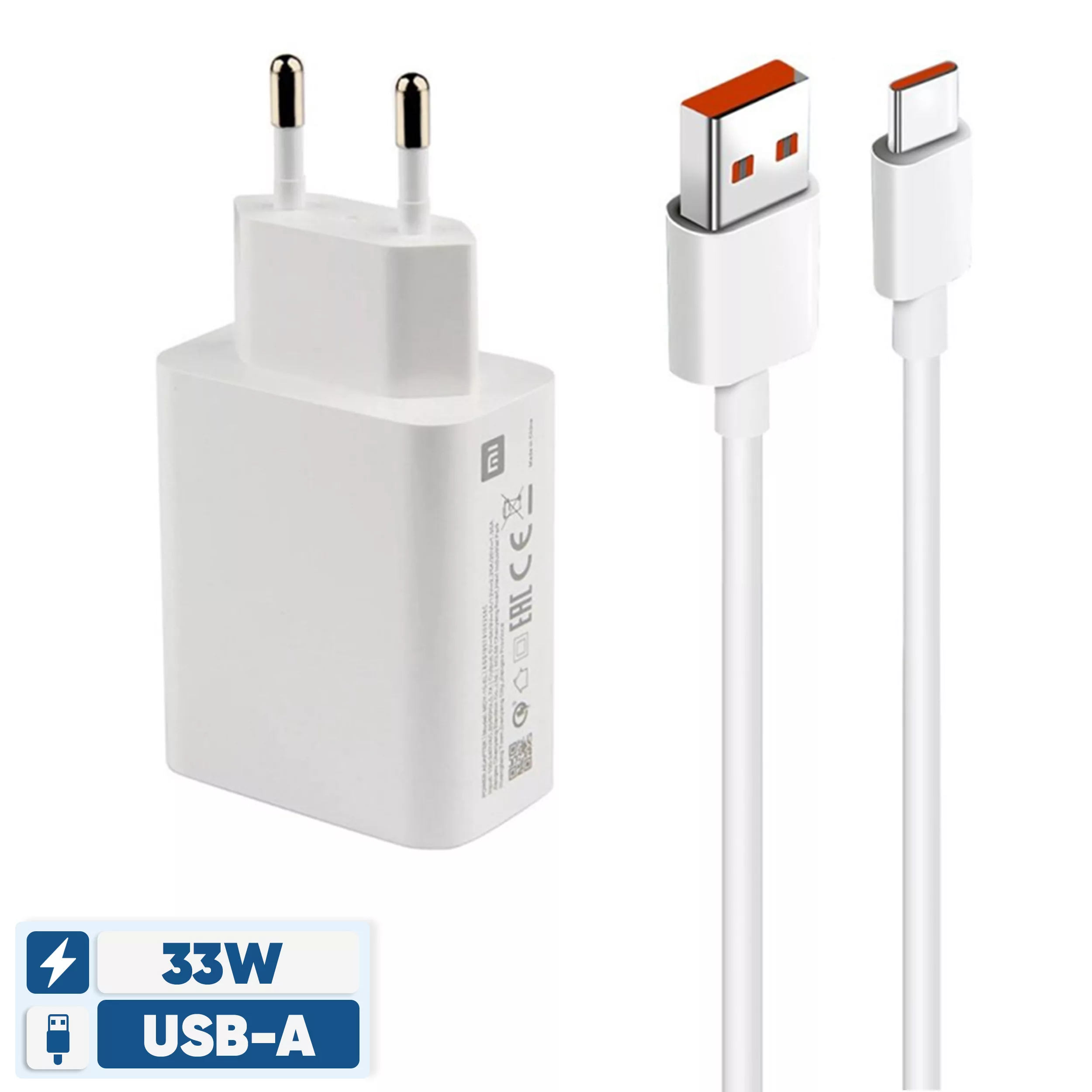 شارژر دیواری 33 وات مدل MDY به همراه کابل USB-C
