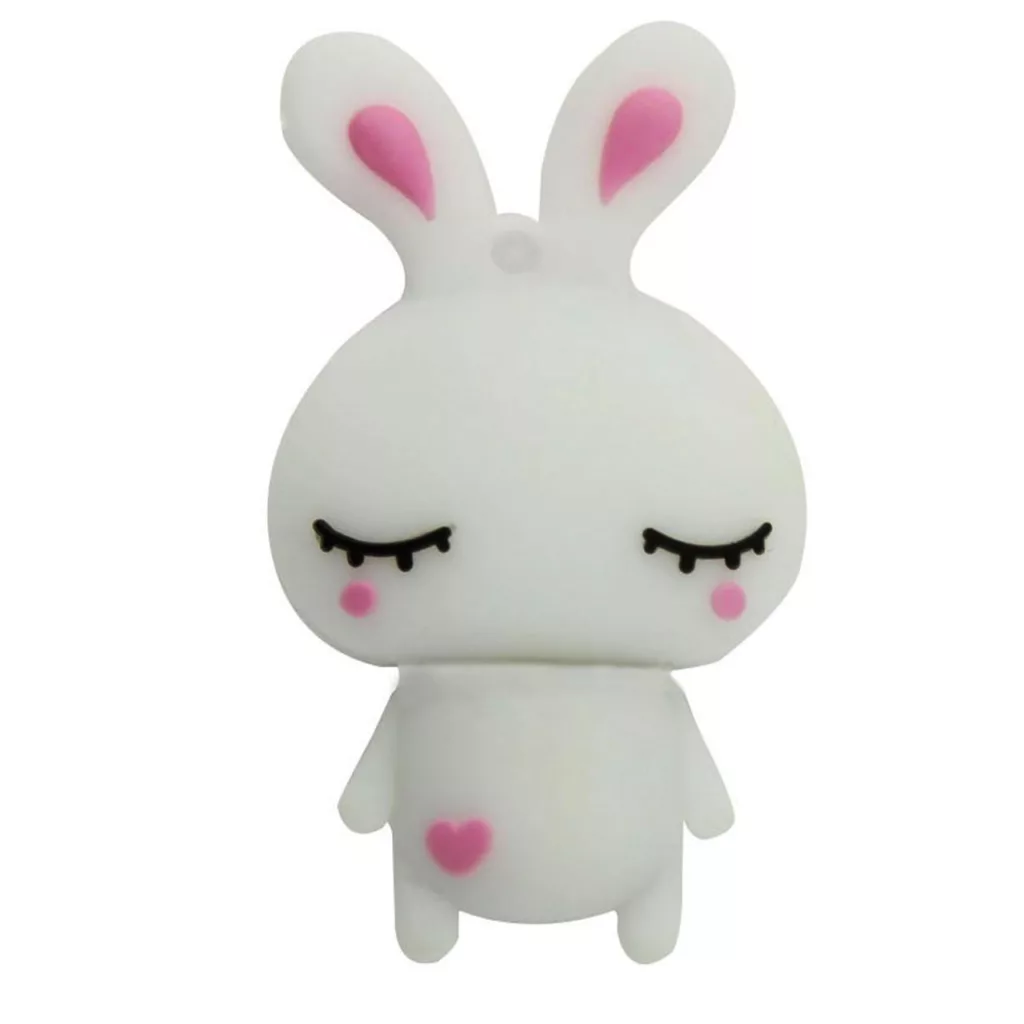 فلش مموری طرح خرگوش ایستاده مدل Ul-rabbit01 ظرفیت 128 گیگابایت