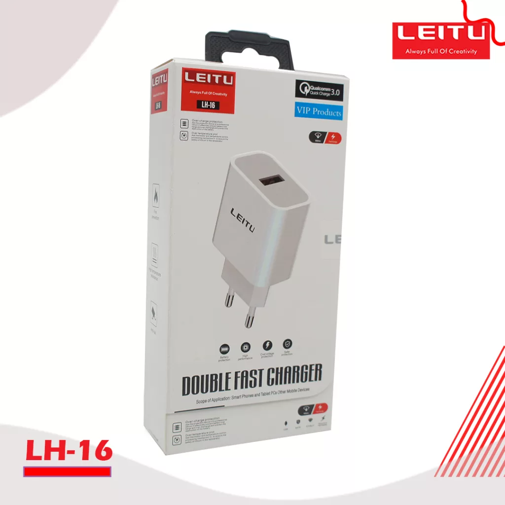 شارژر دیواری لیتو مدل LH-16 به همراه کابل MICROUSB