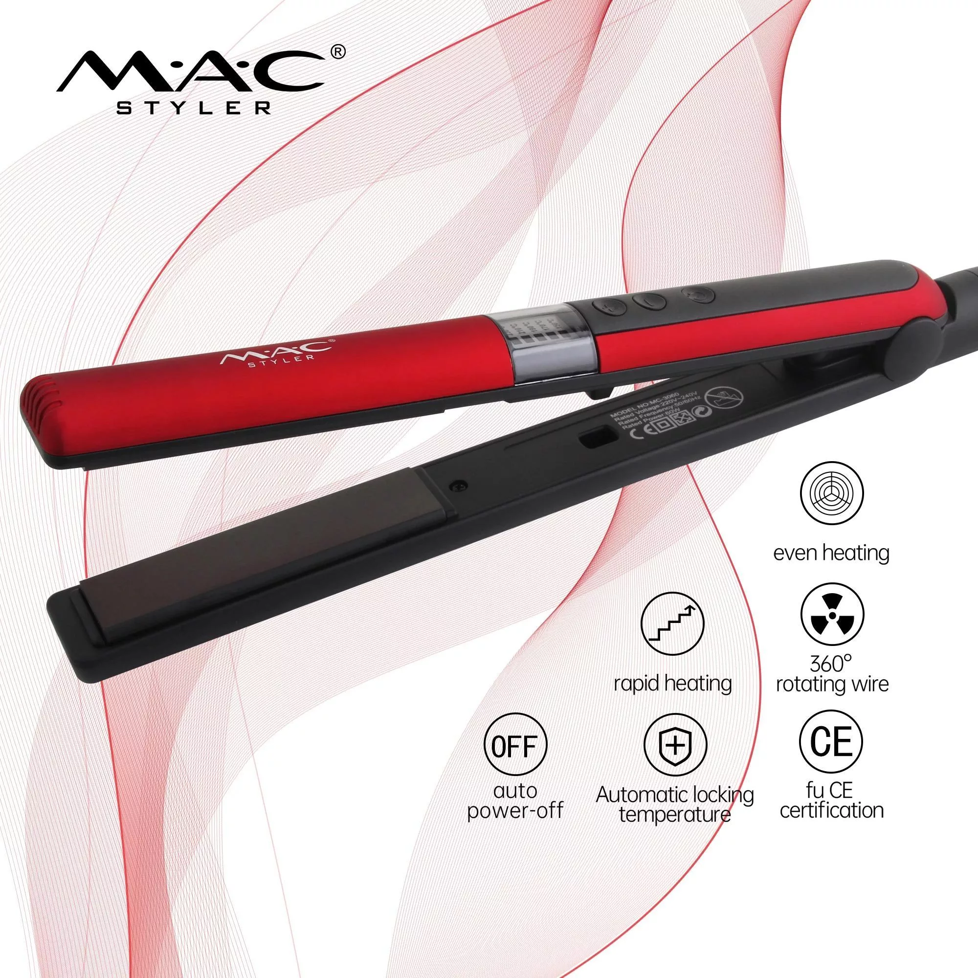 اتو مو مک استایلر مدل MC - 3060