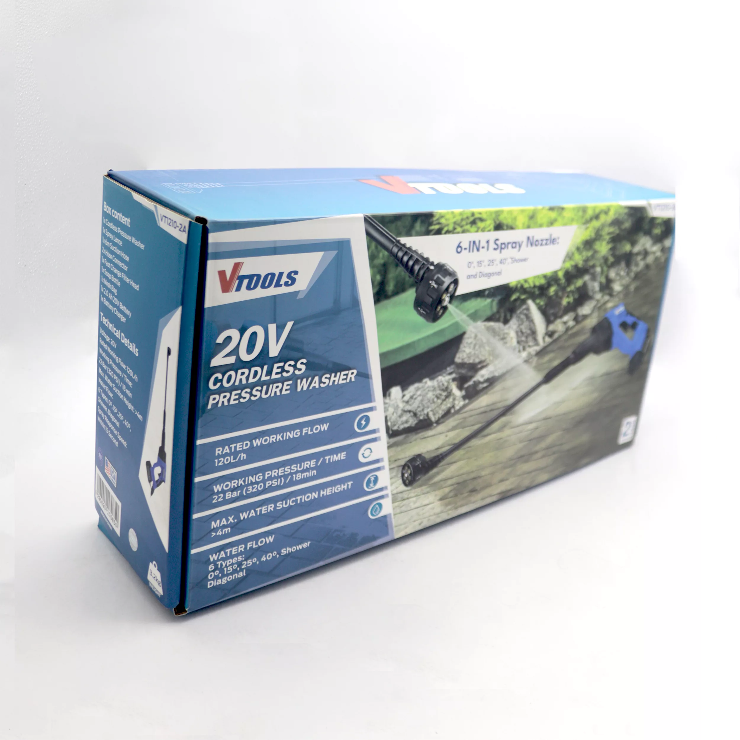 دستگاه کارواش وی تولز مدل YP-VT1210-2A-20V