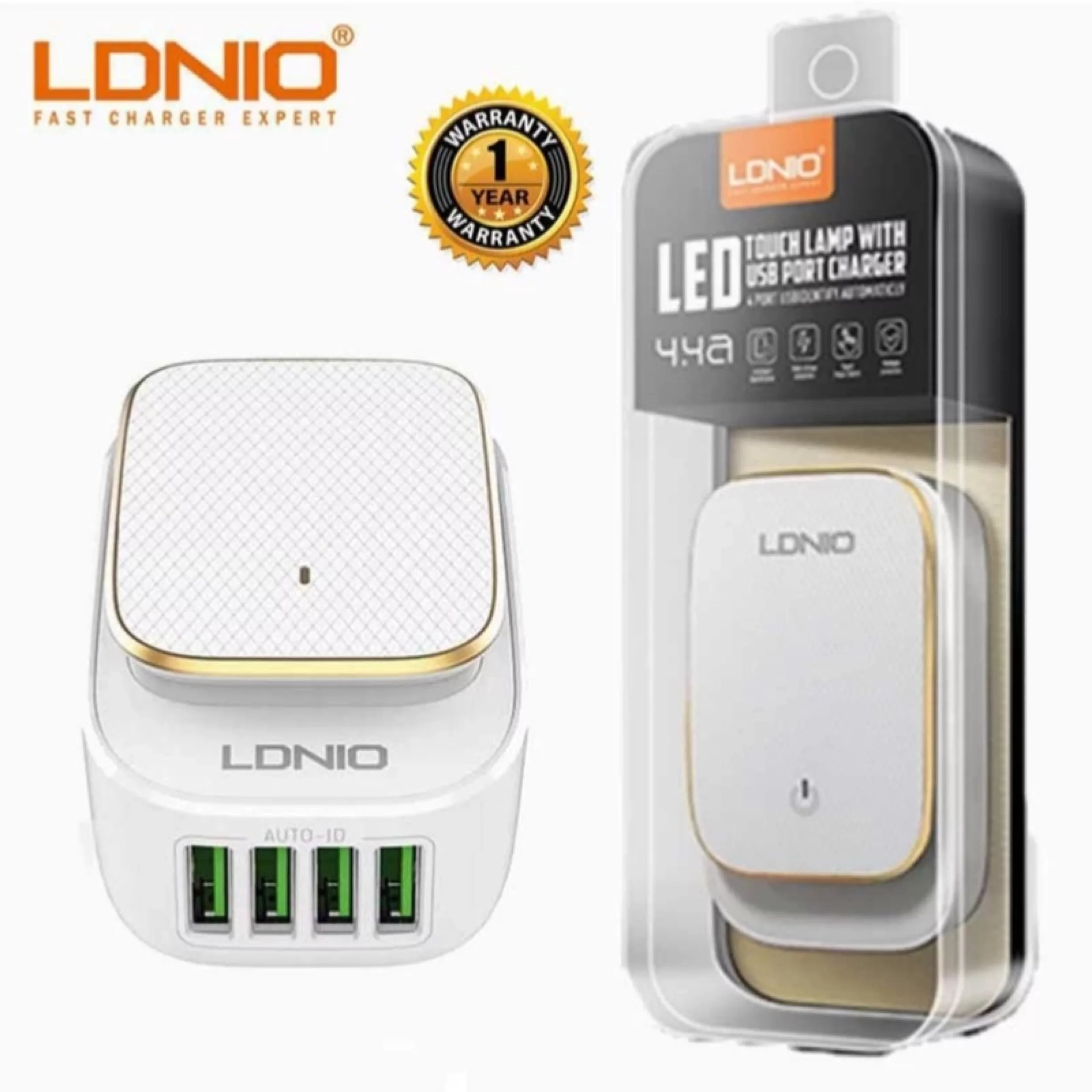 شارژر دیواری 22 وات الدینیو مدل A4405 به همراه کابل تبدیل USB-C