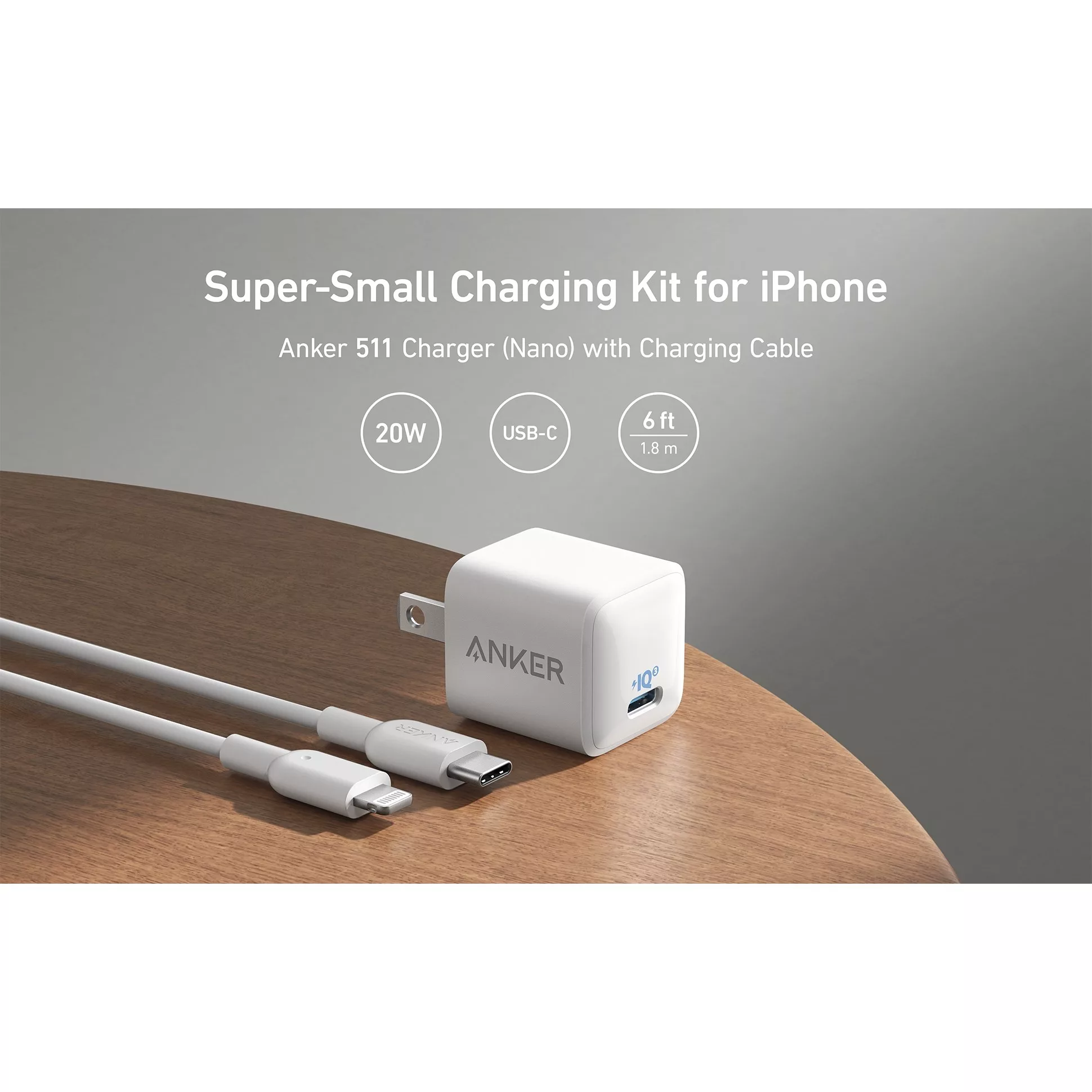 شارژر دیواری 20 وات انکر مدل A2633 PowerPort III Nano