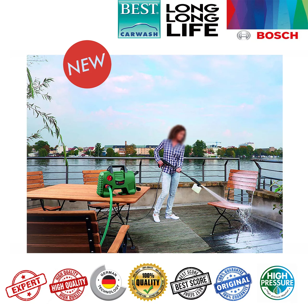 کارواش فشار قوی بوش مدل هوشمند Easy Aquatak 110