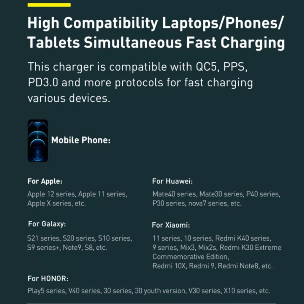 شارژر فندکی باسئوس مدل  CCZX-160CO 160W به همراه کابل تبدیل Usb-c