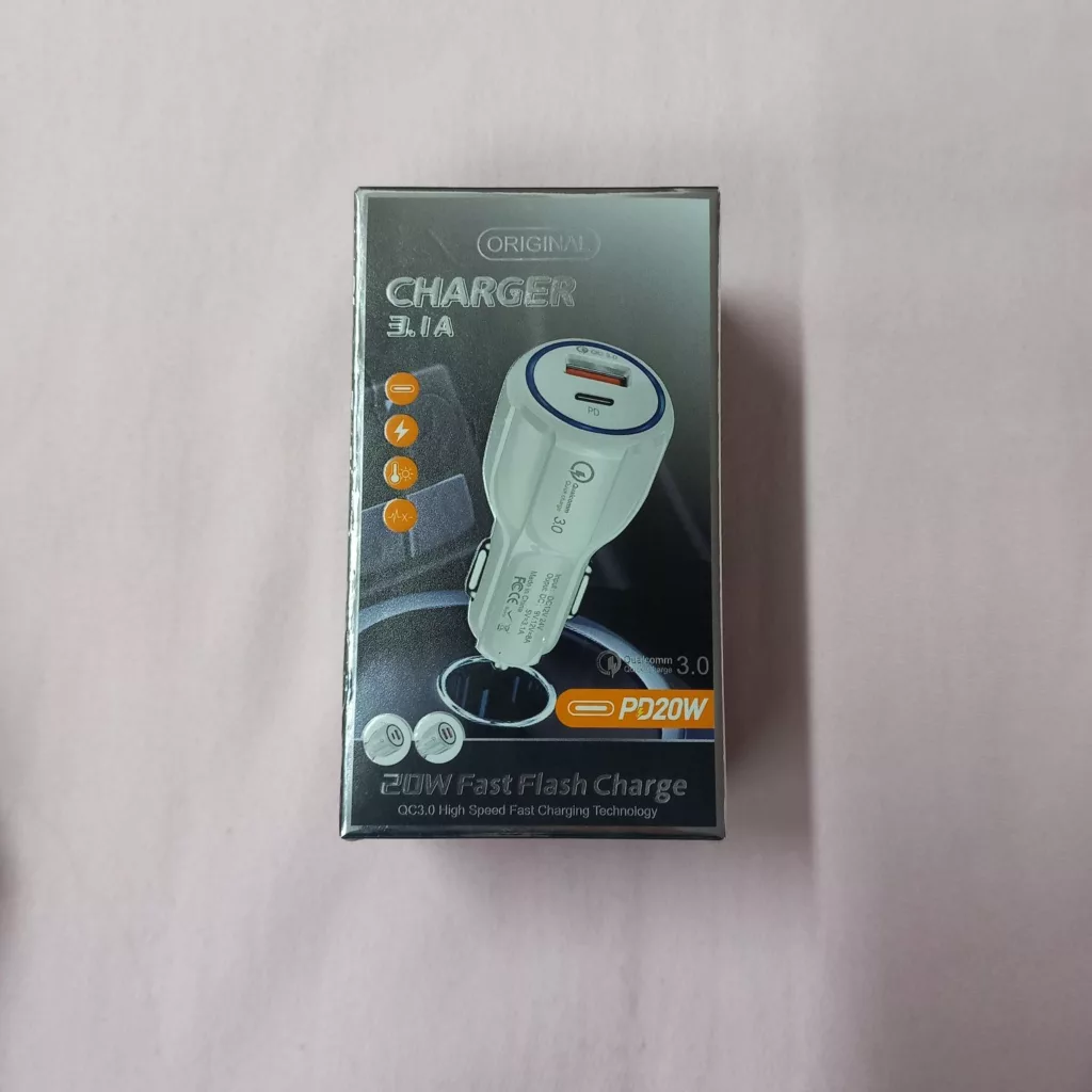 شارژر فندکی 12 وات مدل charger 3.1A org