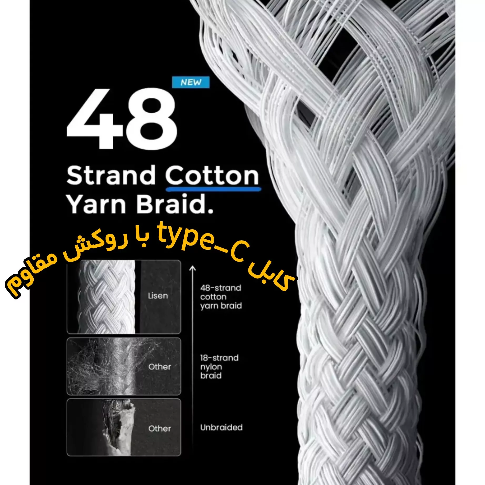 شارژر فندکی 30 وات اچ تی ام مدل c23 به همراه کابل USB-C