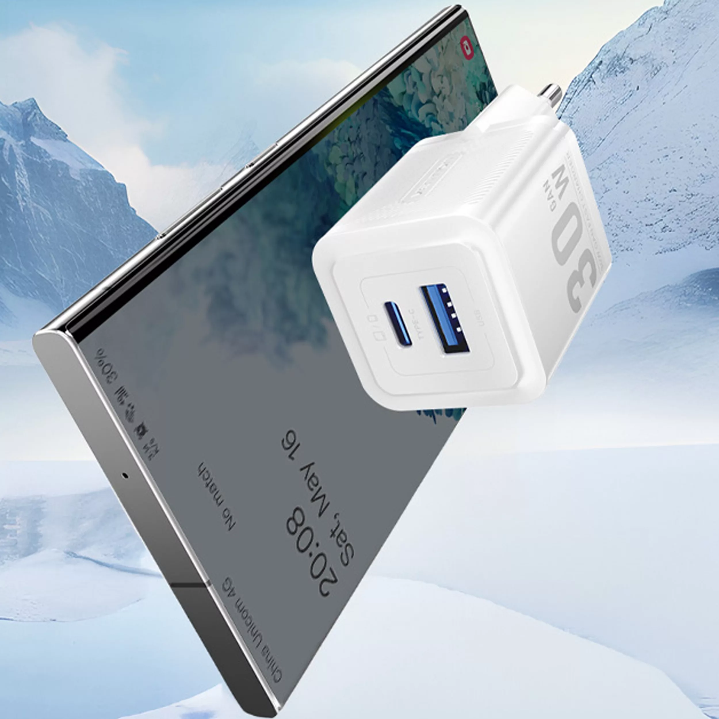 شارژر دیواری 30 وات ونشن مدل FEQB0-EU