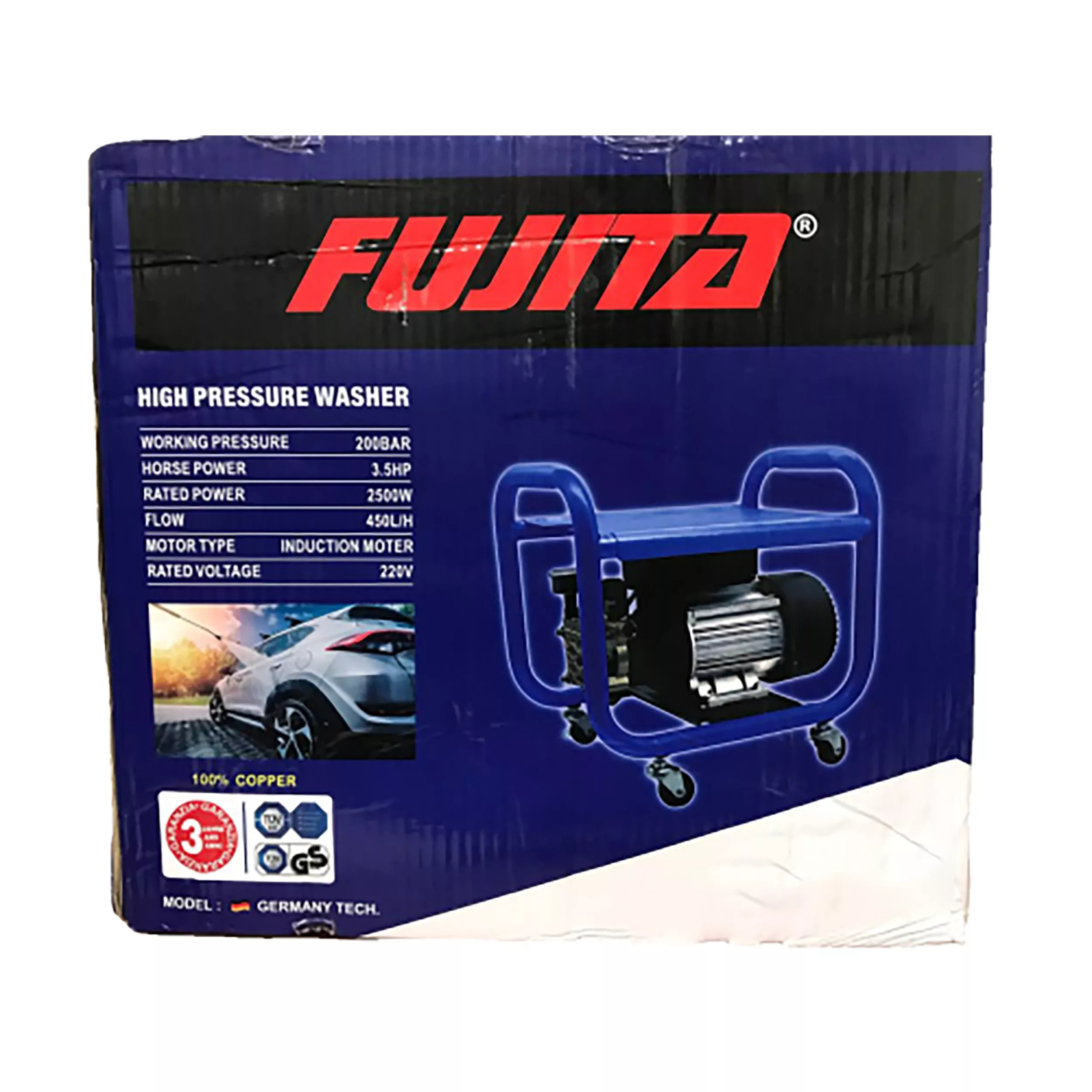 کارواش صنعتی فوجیتا مدل YP-200BAR/2500W