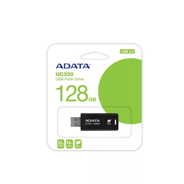 فلش مموری ای دیتا مدل UC320 ظرفیت 128 گیگابایت با رابط USB 3.2