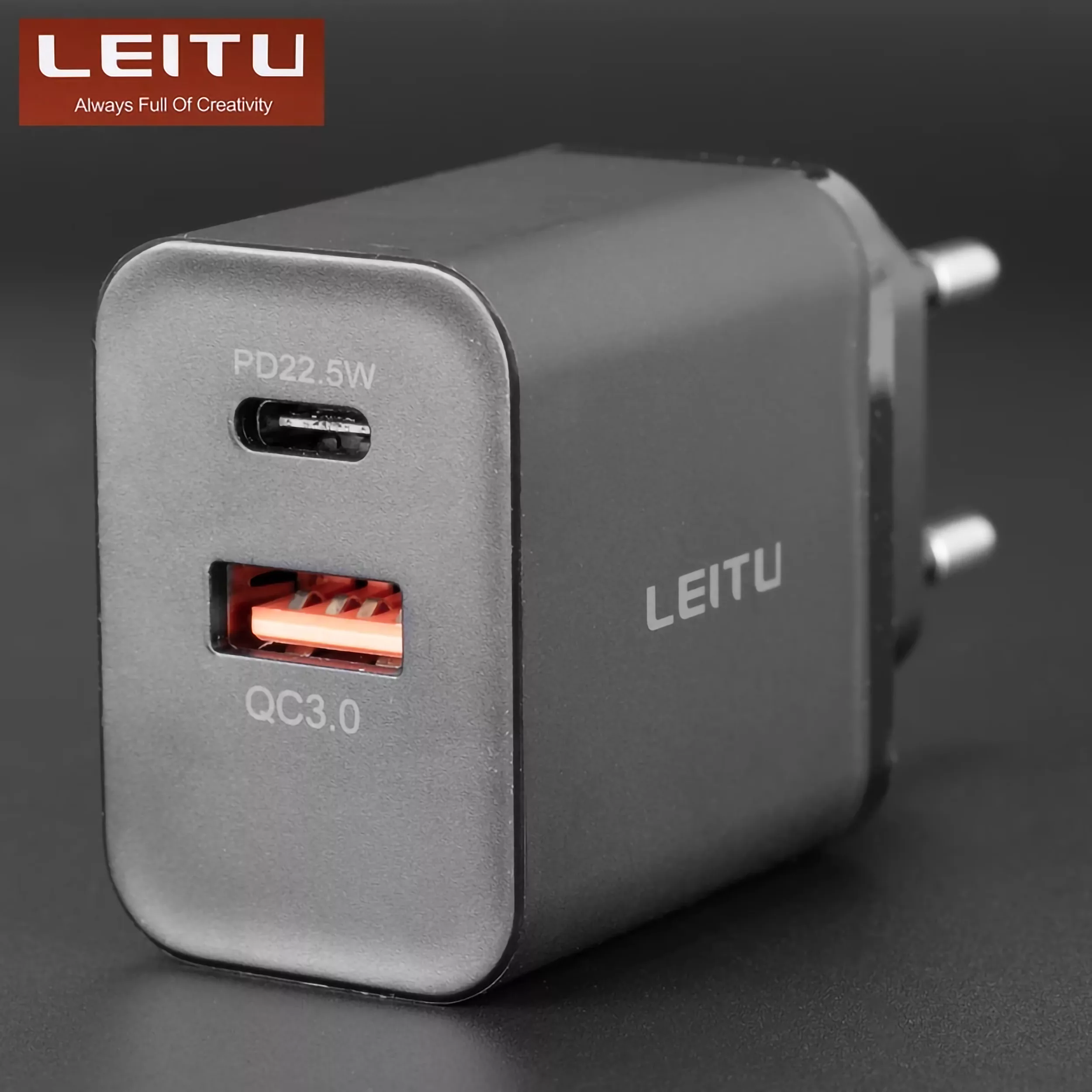 شارژر دیواری 22.5 وات لیتو مدل LH-32 به همراه کابل تبدیل لایتینینگ