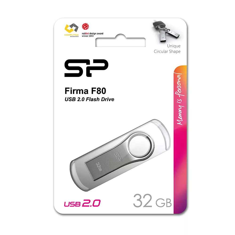 فلش مموری سیلیکون پاور مدل Firma F80 ظرفیت 32 گیگابایت با رابط USB2.0