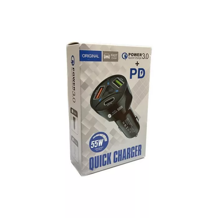 شارژر فندکی 55 وات مدل QUICK CHARGE 55W