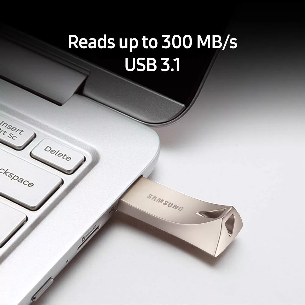 فلش مموری سامسونگ مدل BAR Plus USB 3.1  ظرفیت 128 گیگابایت