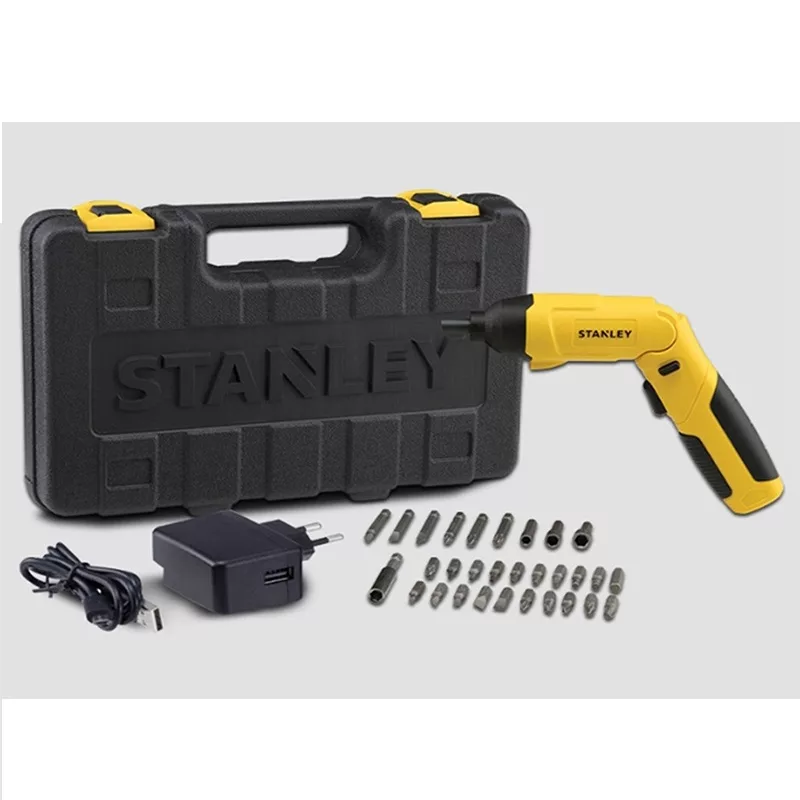 پیچ گوشتی شارژی 4 ولت استنلی مدل SCS4K مجموعه 32 عددی