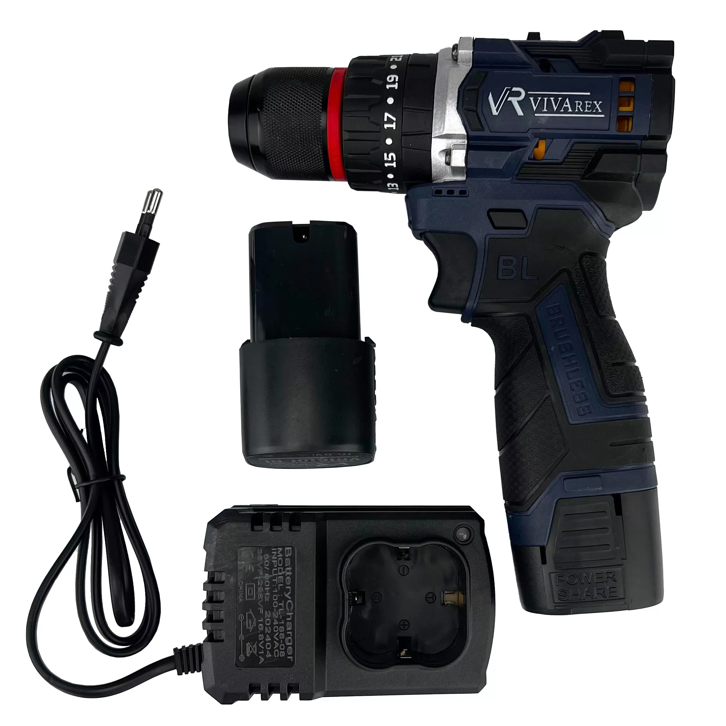 پیچ گوشتی شارژی ویوارکس مدل VR1610L-BL