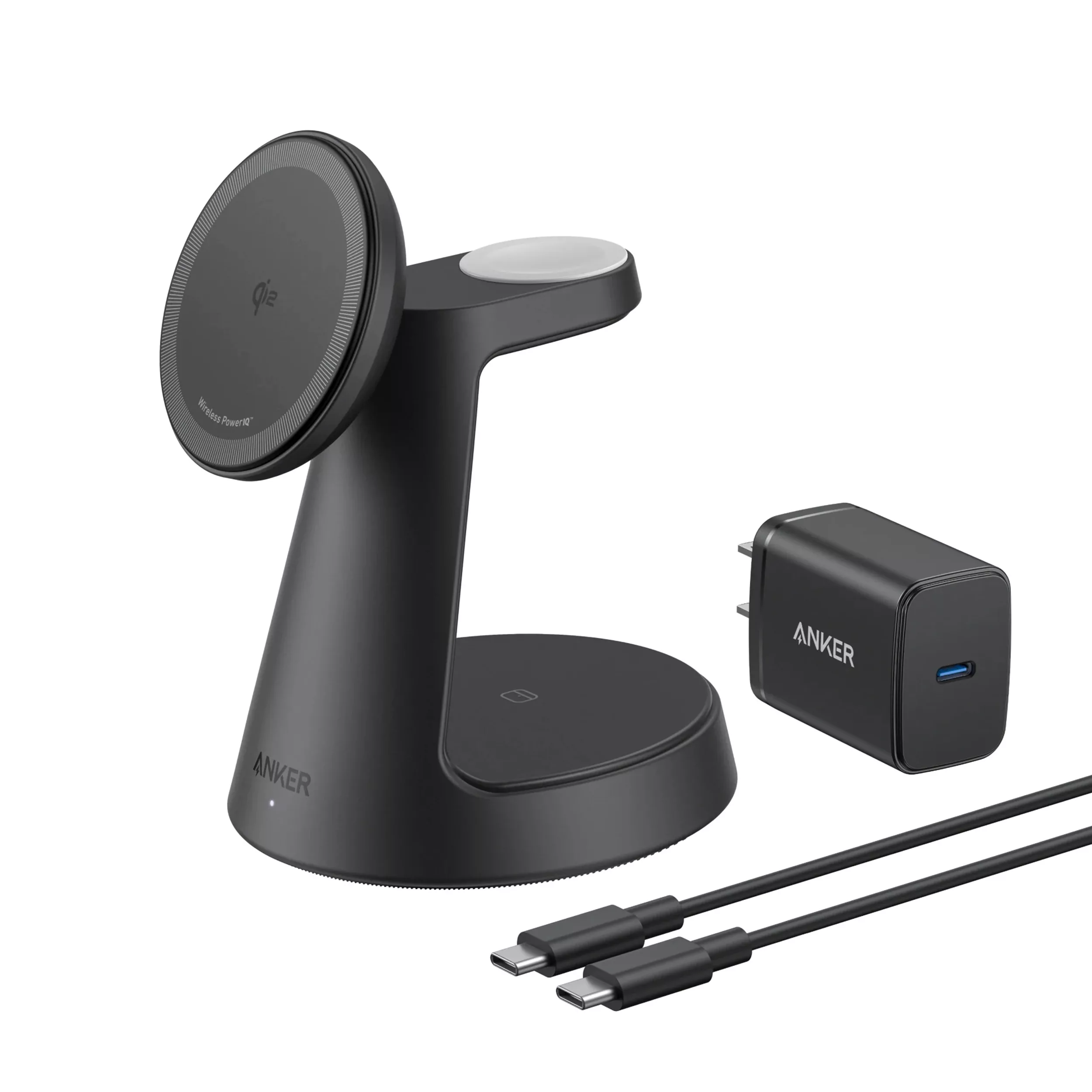 شارژر بی سیم 15 وات انکر مدل MagGo 3in1 A25M4