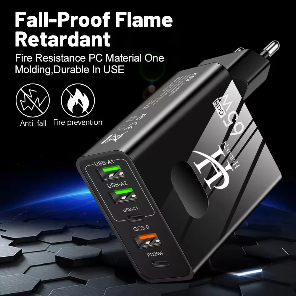 شارژر دیواری 65 وات هارمن مدل ADC-GAN002