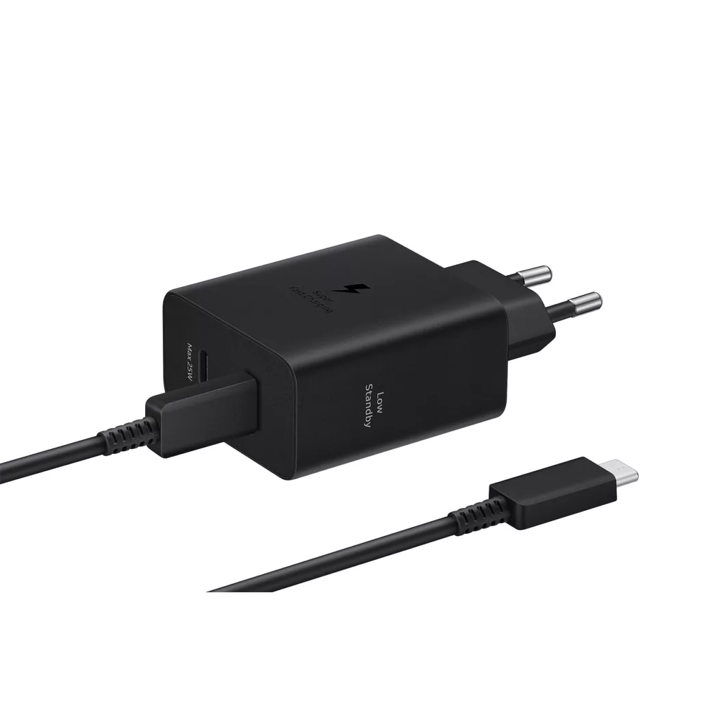 شارژر دیواری 50 وات سامسونگ مدل EP-T5020XBEGWW به همراه کابل USB-C