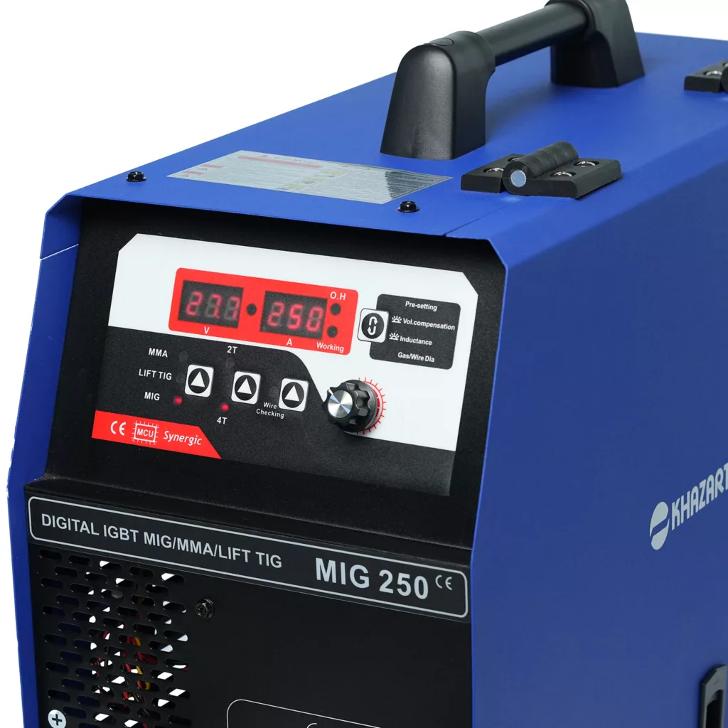 دستگاه جوشکاری 250 آمپر خزرترانسفو مدل  MIG Synergic 2500