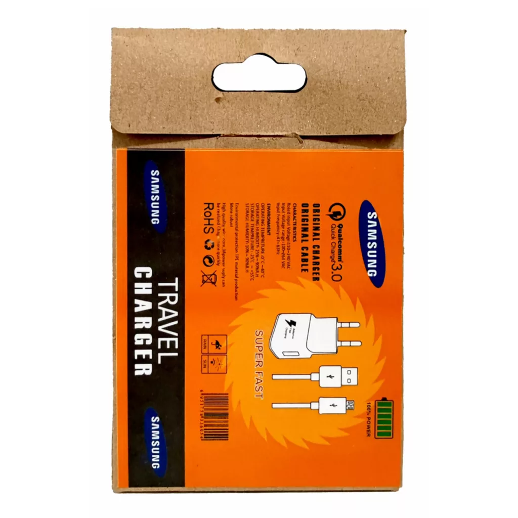 شارژر دیواری مدل S-micro به همراه کابل تبدیل microUSB