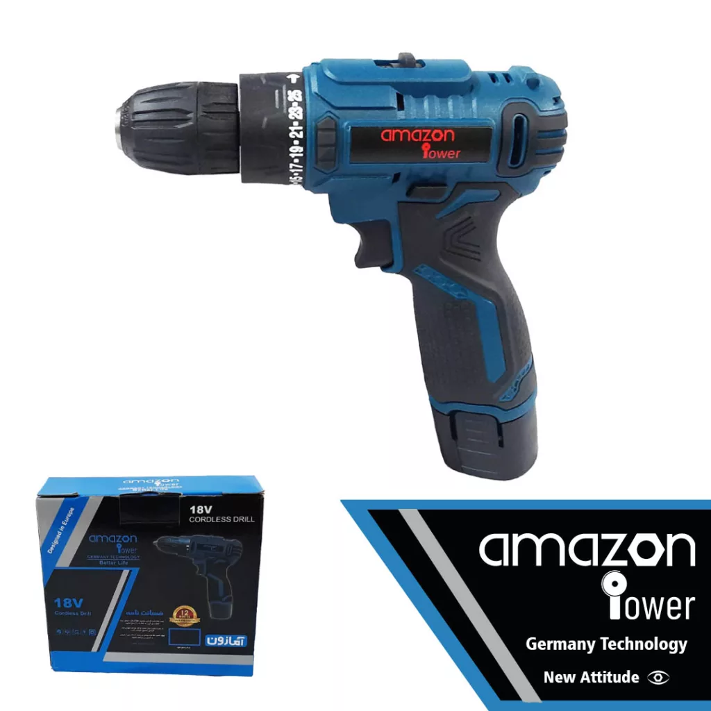 پیچ گوشتی شارژی آمازون مدل  europe A001