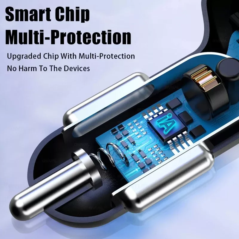 شارژر فندکی 66 وات فیوپلاس مدل FP-89 به همراه کابل usb-c