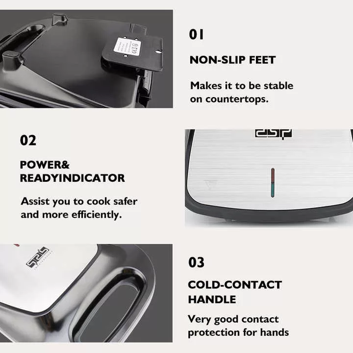 ساندویچ ساز دی اس پی مدل KC-1203