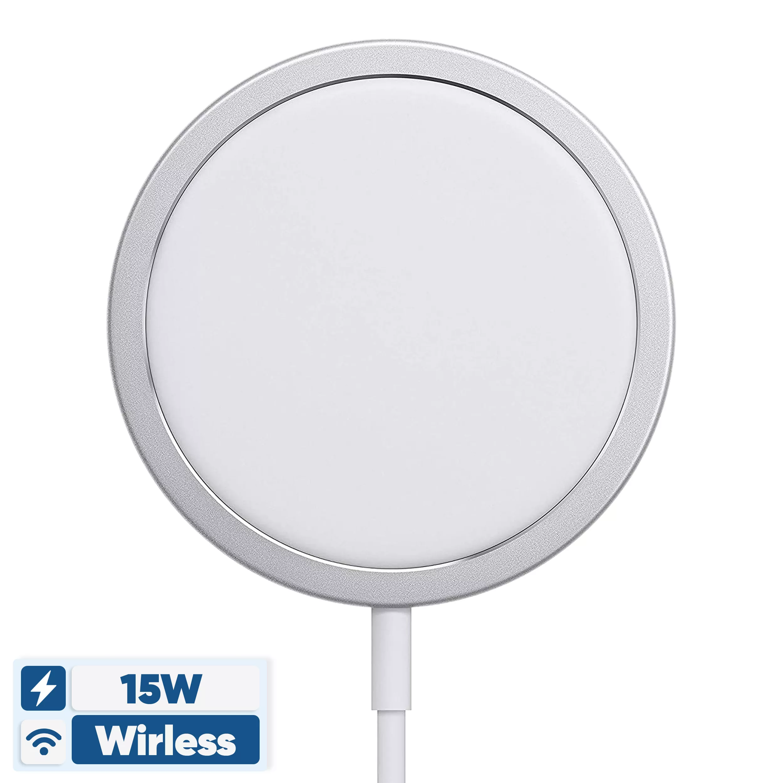 شارژر بی سیم 15وات اپل مدل MagSafe شارژر بی سیم 15وات اپل مدل MagSafe