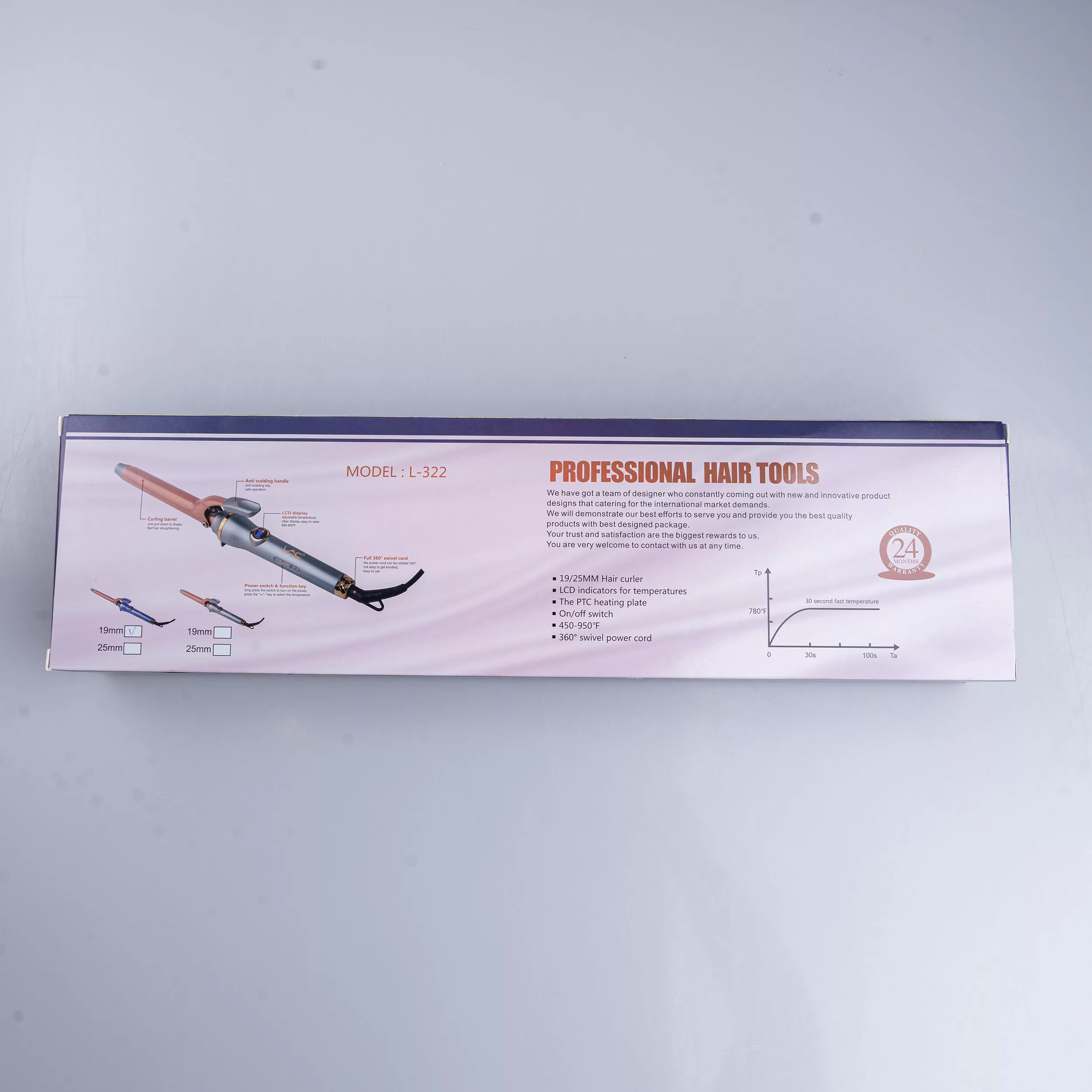 فر کننده و حالت دهنده مو لایچی مدل L322-19mm