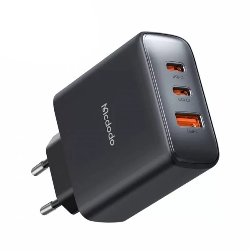 شارژر دیواری 45 وات 3 پورت مک دودو مدل 3-Ports به همراه کابل تبدیل USB-C به USB-C