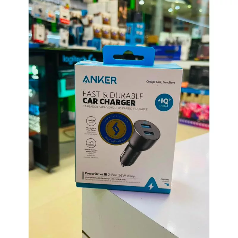 شارژر فندکی انکر مدل Power Drive III