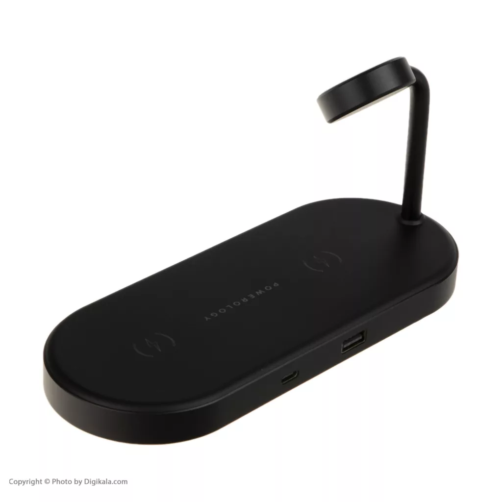 شارژر بی سیم پاورولوجی مدل P41MFCHBK