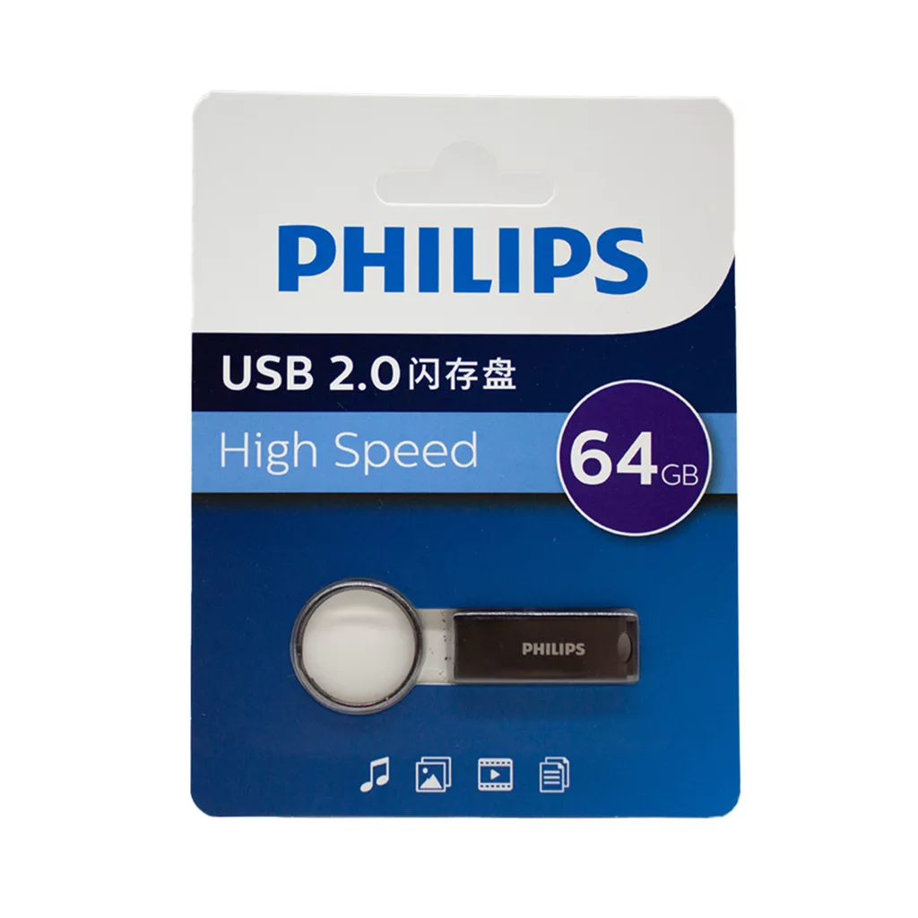 فلش مموری فیلیپس مدل FM21UA-B ظرفیت 64 گیگابایت با رابط USB 2.0