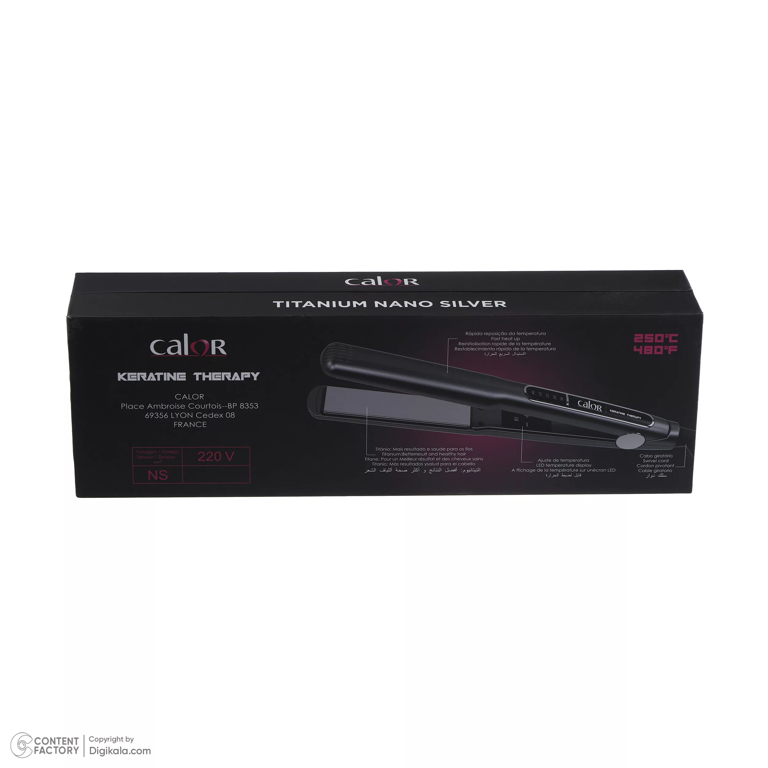 اتو و حالت دهنده ی مو کالور مدل 480