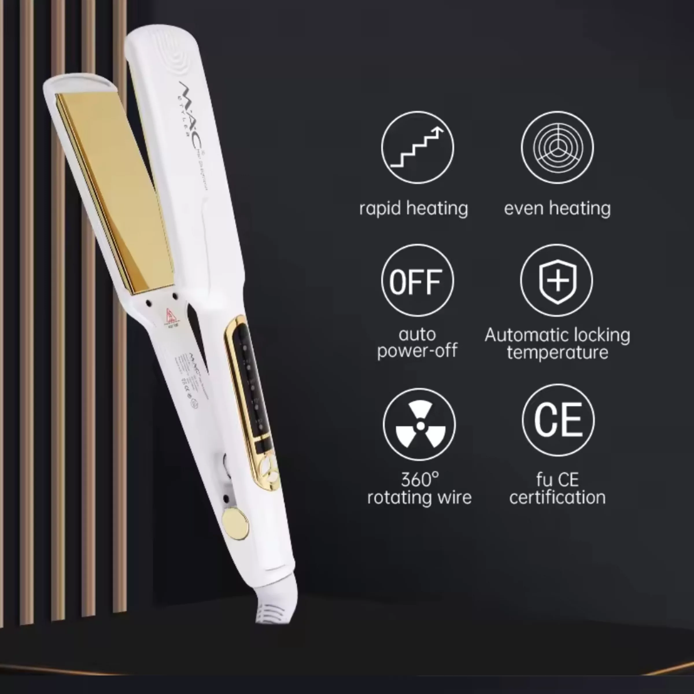 اتو و حالت دهنده ی مو مک استایلر مدل mc-5510