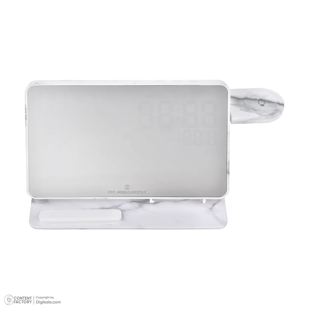 شارژر رومیزی بی سیم 15 وات ایتفیت مدل 3in1 PW06SP به همراه شارژر دیواری 30 وات ایتفیت