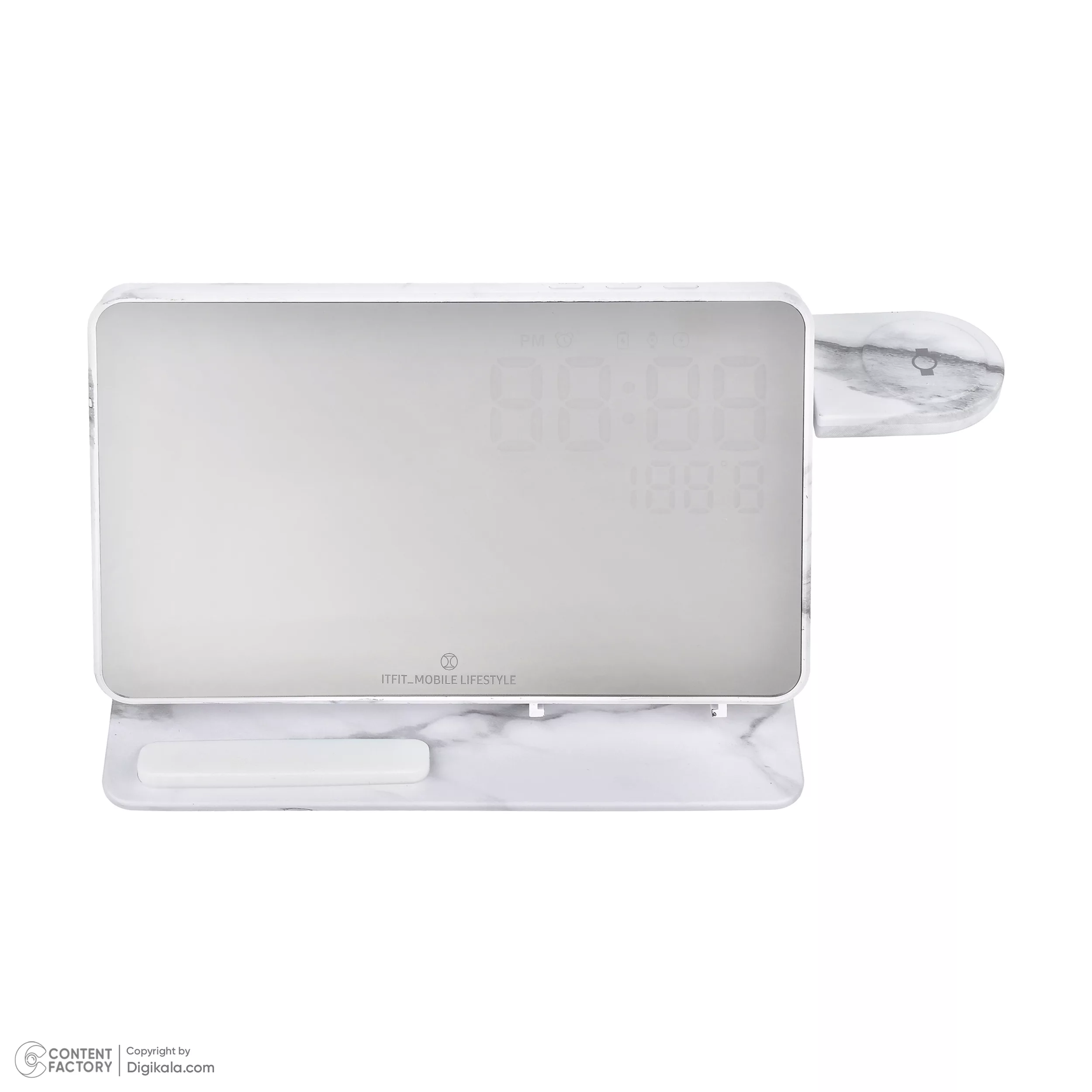 شارژر رومیزی بی سیم 15 وات ایتفیت مدل 3in1 PW06SP به همراه شارژر دیواری 30 وات ایتفیت