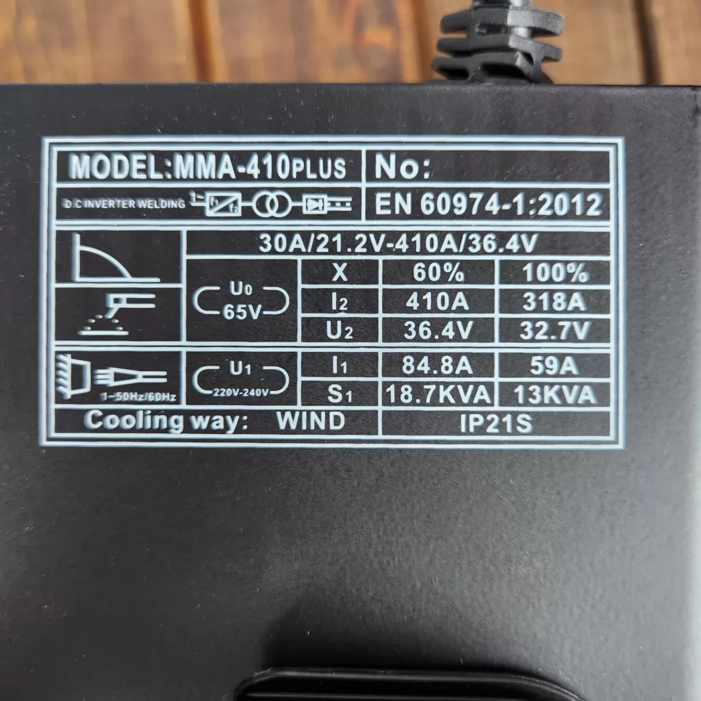 دستگاه جوش 410 امپر اینتیمکث کد GHR 987