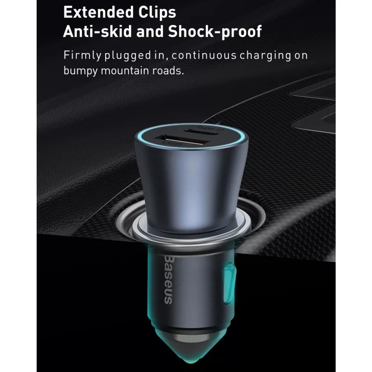 شارژر فندکی باسئوس مدل CCJDZ-C 40W