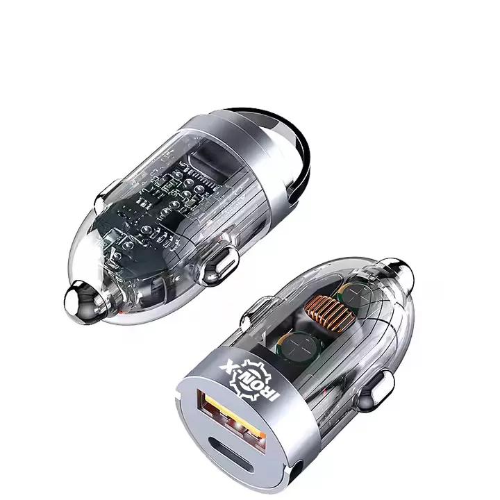 شارژر فندکی 60 وات دو پورت آیرون ایکس مدل SUPERFAST360