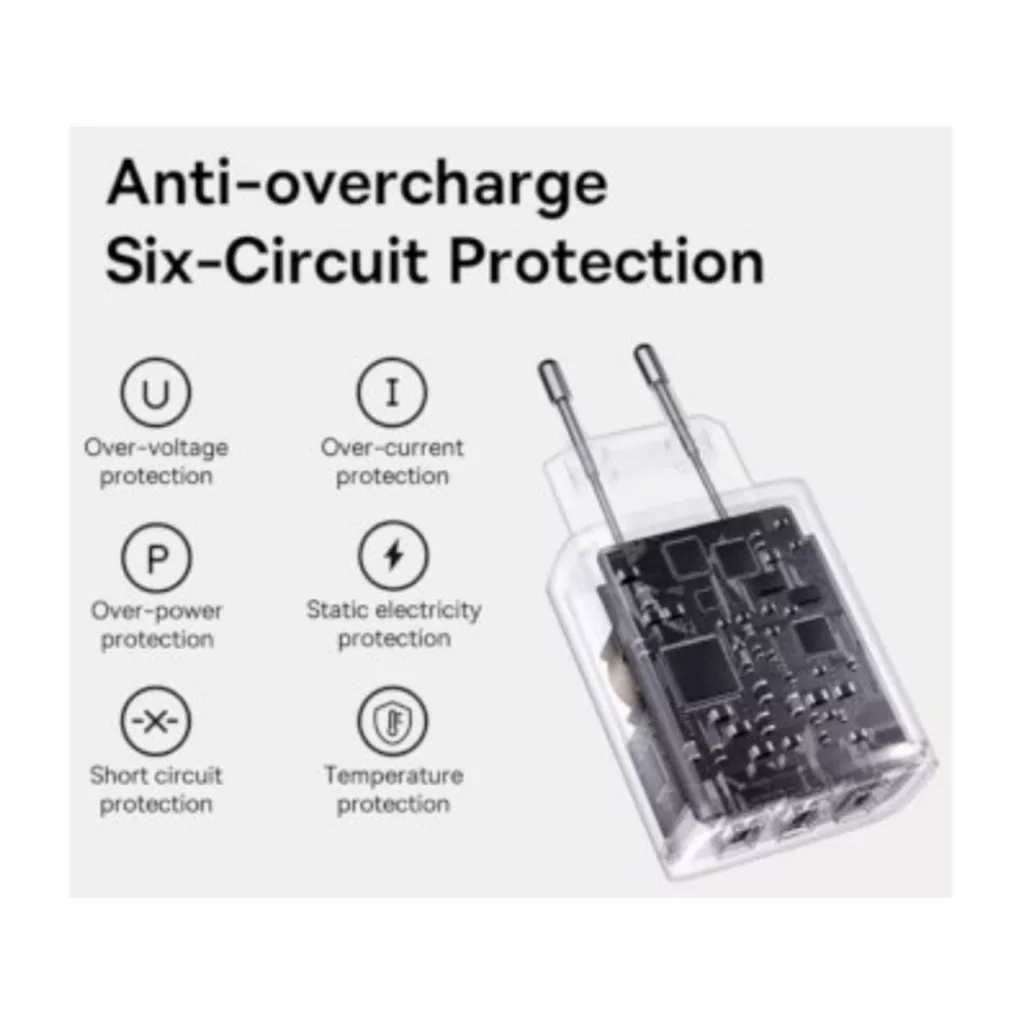 شارژر دیواری باسئوس مدل CCXJ0201-17W